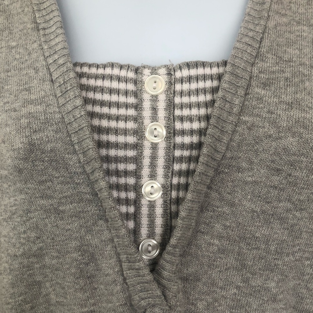 Lane Bryant Venezia Gray Hooded Sweater - Picture 4 of 10